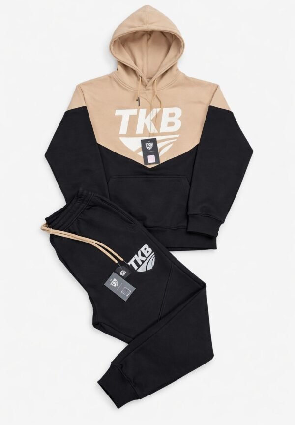 Beige-Black Jogger